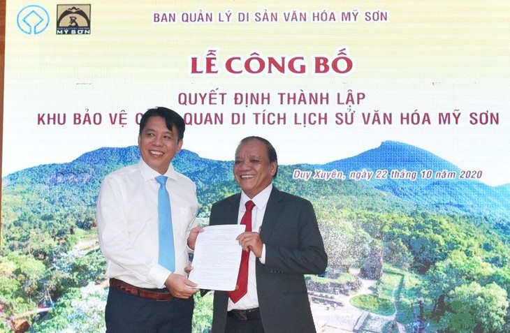 My Son Sanctuary landscape protection zone established - ảnh 1