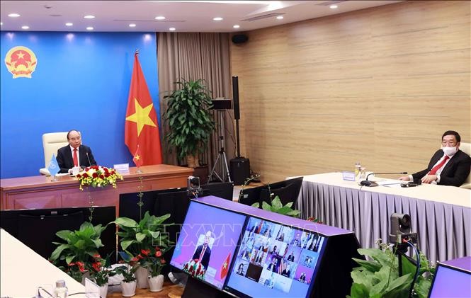 President addresses online high-level debate on UN-AU cooperation - ảnh 1