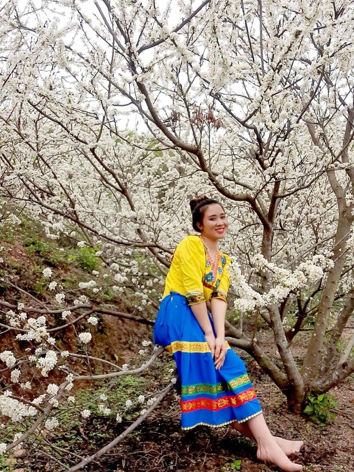 Plum flowers in full bloom in Bac Giang province - ảnh 7