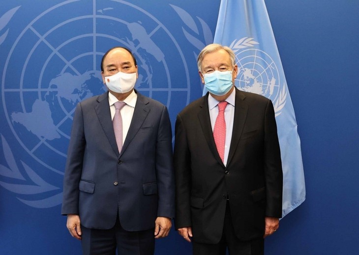 UN Secretary-General begins official visit to Vietnam - ảnh 1