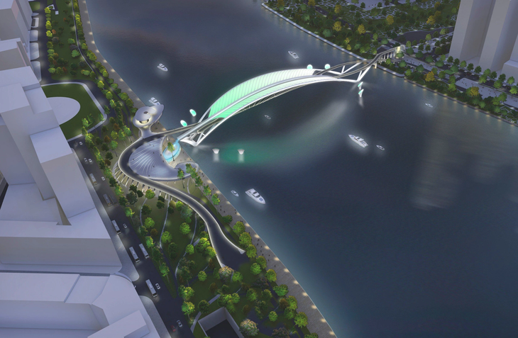 Agreement signed to fund pedestrian bridge over Sai Gon River - ảnh 1