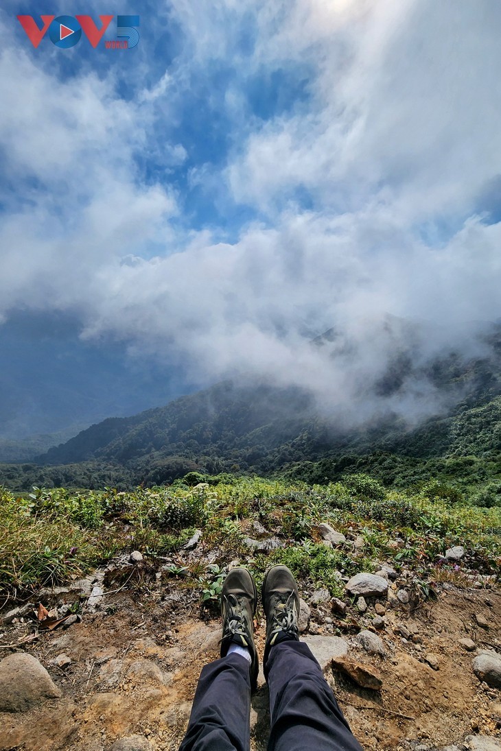 Cloud hunting on Ky Quan San mountain peak - ảnh 12