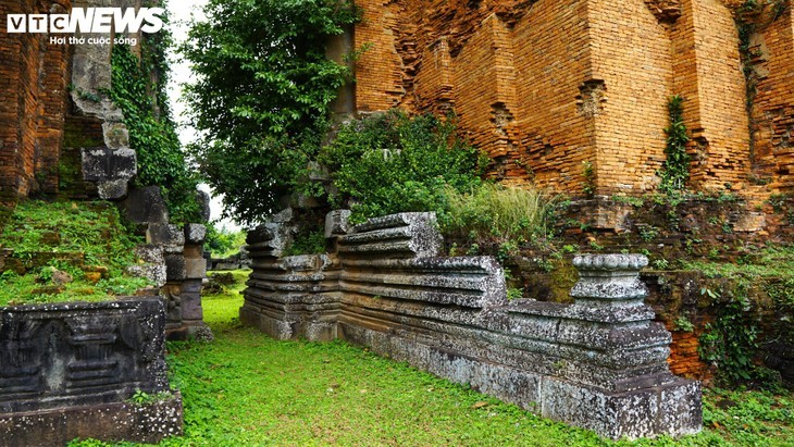 Close-up of the tallest Cham tower in Southeast Asia in Binh Dinh - ảnh 5