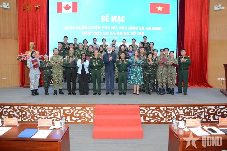 Training course promotes female participation in peacekeeping operation - ảnh 1