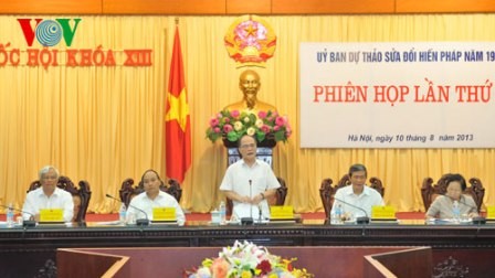  Phiên họp thứ 7 Ủy ban Dự thảo sửa đổi Hiến pháp 1992 - ảnh 1