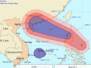 Bão Utor sắp đi vào biển Đông - ảnh 1