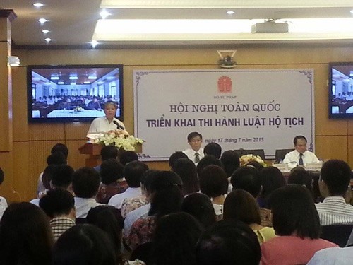 Hội nghị trực tuyến toàn quốc triển khai thi hành Luật Hộ tịch - ảnh 1