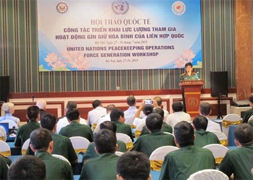 Bế mạc Hội thảo quốc tế về triển khai lực lượng gìn giữ hòa bình của Liên hợp quốc - ảnh 1