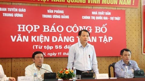 Công bố tập 55 đến 59 của bộ sách Văn kiện Đảng toàn tập - ảnh 1