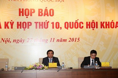 Họp báo quốc tế công bố kết quả kỳ họp thứ 10, Quốc hội khóa 13 - ảnh 1