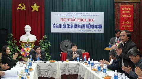 Hòa Bình bảo tồn và phát huy giá trị của di sản văn hóa Mo Mường - ảnh 1