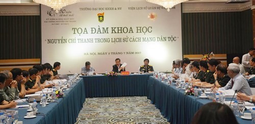 Tọa đàm khoa  học “Đại tướng Nguyễn Chí Thanh trong lịch sử cách mạng dân tộc” - ảnh 1