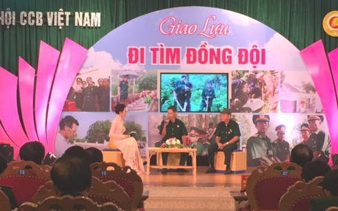 Giao lưu “Cựu chiến binh đi tìm đồng đội” - ảnh 1