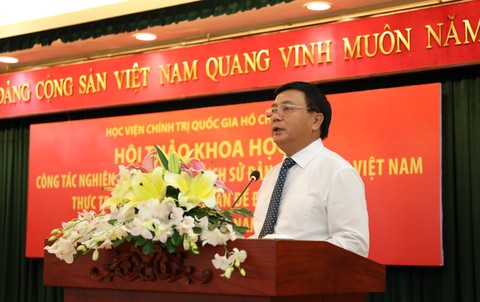 Hội thảo khoa học về công tác nghiên cứu, biên soạn lịch sử Đảng - ảnh 1