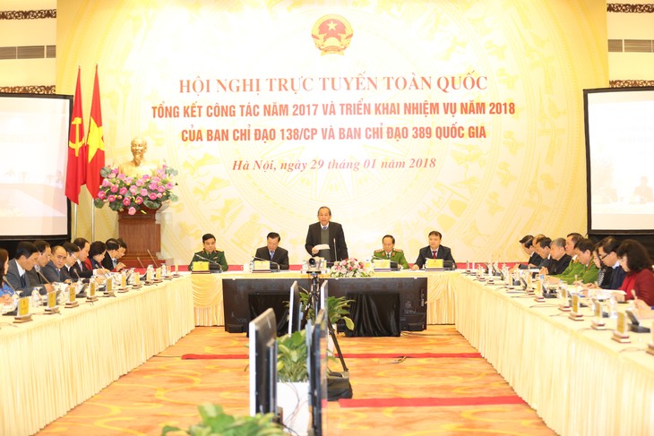 Hội nghị trực tuyến toàn quốc triển khai hoạt động Ban chỉ đạo 138 và 389 - ảnh 1