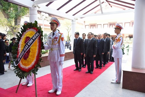 Lãnh đạo Đảng, Nhà nước viếng nguyên Thủ tướng Phan Văn Khải  - ảnh 5