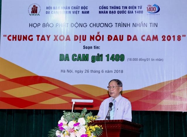 Chương trình nhắn tin “Chung tay xoa dịu nỗi đau da cam 2018” - ảnh 1