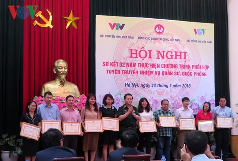 Hội nghị sơ kết 2 năm phối hợp tuyên truyền nhiệm vụ quân sự, quốc phòng - ảnh 1