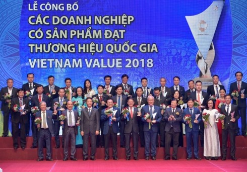 Vinh danh các doanh nghiệp có sản phẩm đạt Thương hiệu quốc gia 2018 - ảnh 1