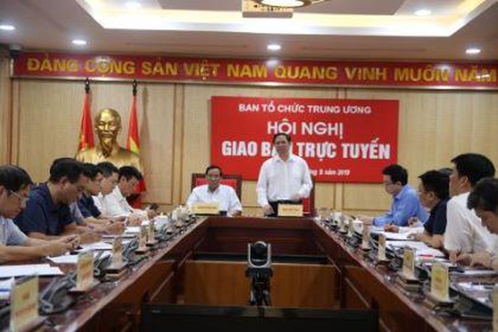 Giao ban trực tuyến Ngành Tổ chức xây dựng Đảng - ảnh 1