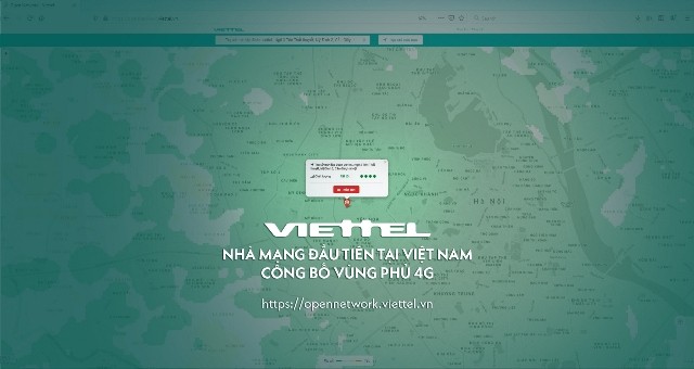 Viettel chính thức công bố bản đồ vùng phủ sóng 4G trên toàn lãnh thổ Việt Nam   - ảnh 1