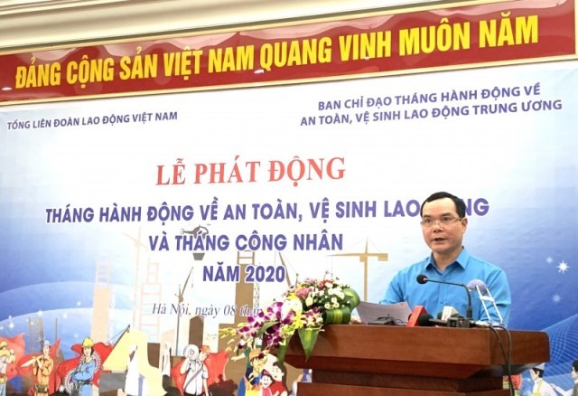 Phát động Tháng Công nhân và Tháng hành động về an toàn, vệ sinh lao động năm 2020 - ảnh 1