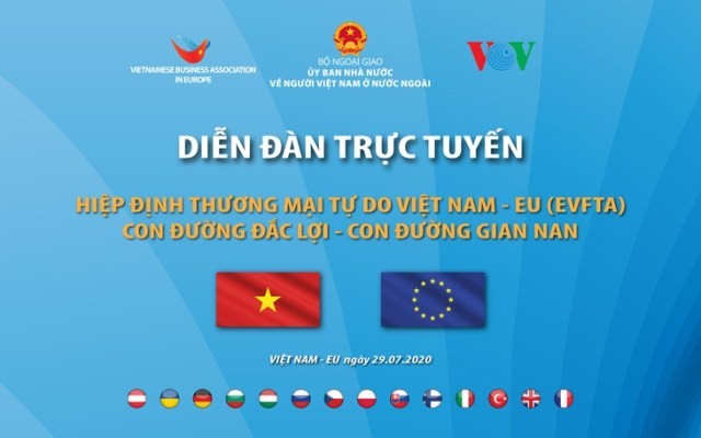 VOV đồng tổ chức Diễn đàn trực tuyến “Hiệp định EVFTA: Con đường đắc lợi-Con đường gian nan” - ảnh 1