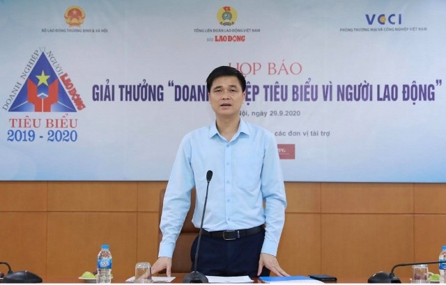 Giải thưởng “Doanh nghiệp tiêu biểu vì Người lao động” năm 2019 - 2020 - ảnh 1