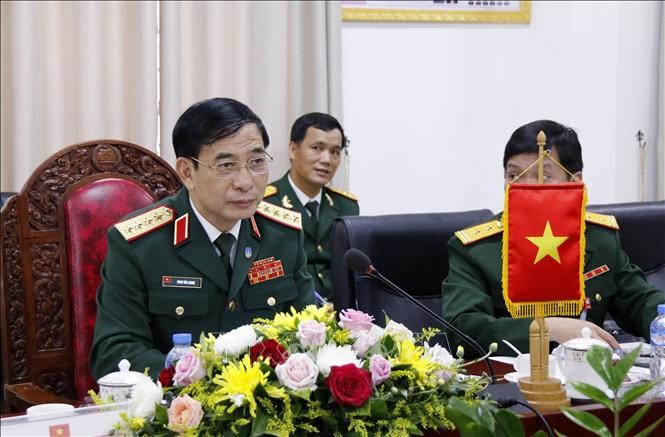 Bộ trưởng Bộ Quốc phòng Phan Văn Giang tiếp Thứ trưởng Bộ Quốc phòng Nga Krivoruchko Aleksei Iurievich - ảnh 1