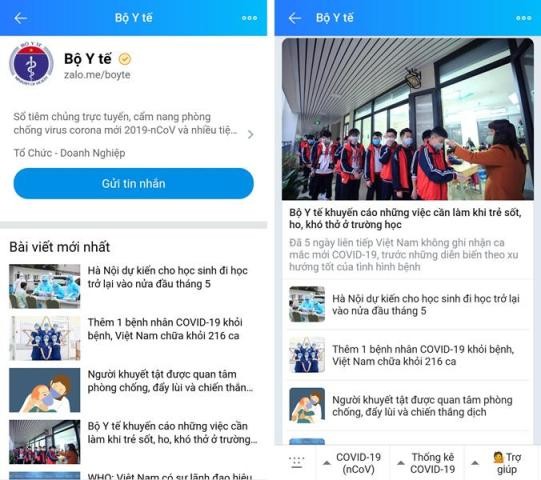 Ứng dụng mạng xã hội để phòng chống dịch COVID-19 - ảnh 2