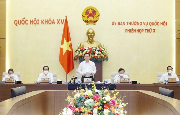 Phiên họp thứ tư, Ủy ban Thường vụ Quốc hội khóa XV diễn ra từ 11 - 14/10/2021 - ảnh 1