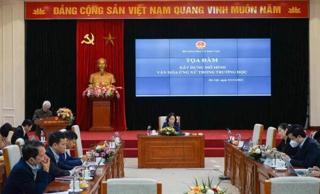 Xây dựng mô hình văn hóa ứng xử trong trường học - ảnh 1