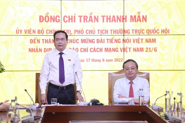 Đại diện các tổ chức chính trị-xã hội, bộ, ngành, địa phương chúc mừng Đài TNVN nhân 97 năm Ngày báo chí cách mạng VN - ảnh 1