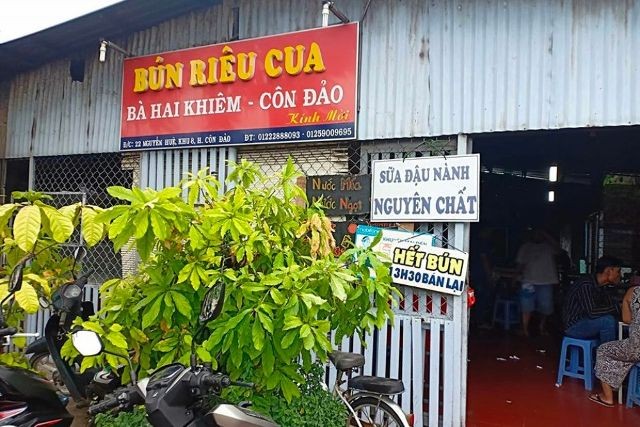 Bún riêu Hai Khiêm Côn Đảo: đậm đà hương vị khó quên - ảnh 1