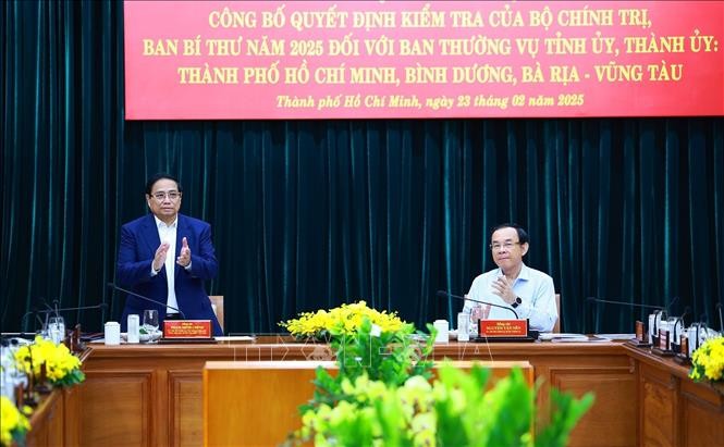 Thủ tướng Phạm Minh Chính: Kiểm tra phải nêu bật kết quả, cũng như chỉ ra hạn chế và giải pháp khắc phục  - ảnh 1