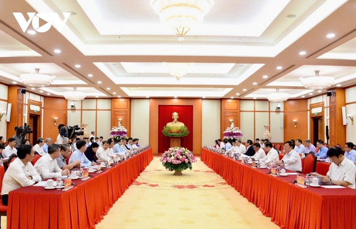 Bộ Chính trị cho ý kiến về công tác chuẩn bị Đại hội Đảng bộ Quốc hội lần thứ nhất - ảnh 1