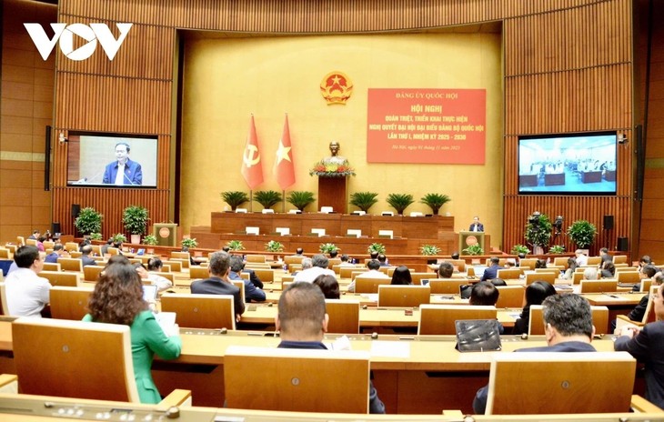 Huy động cao nhất mọi nguồn lực, thực hiện thắng lợi Nghị quyết Đảng bộ Quốc hội - ảnh 1