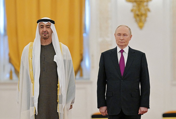 В Кремле состоялись переговоры президентов РФ и ОАЭ - ảnh 1