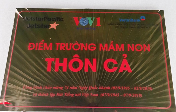 VOV khánh thành trường mầm non Thôn Cả - ảnh 4