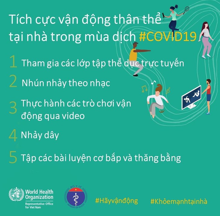 Bộ Y tế hướng dẫn vận động tại nhà để khỏe mạnh chống dịch Covid-19 - ảnh 6