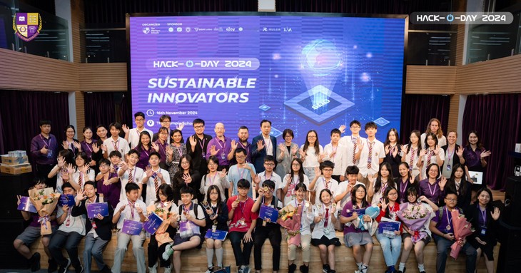 Hack-O-day 2024 - Sandbox Tech Club đoạt giải Nhất cuộc thi về công nghệ và kinh doanh cho học sinh phổ thông toàn quốc - ảnh 1