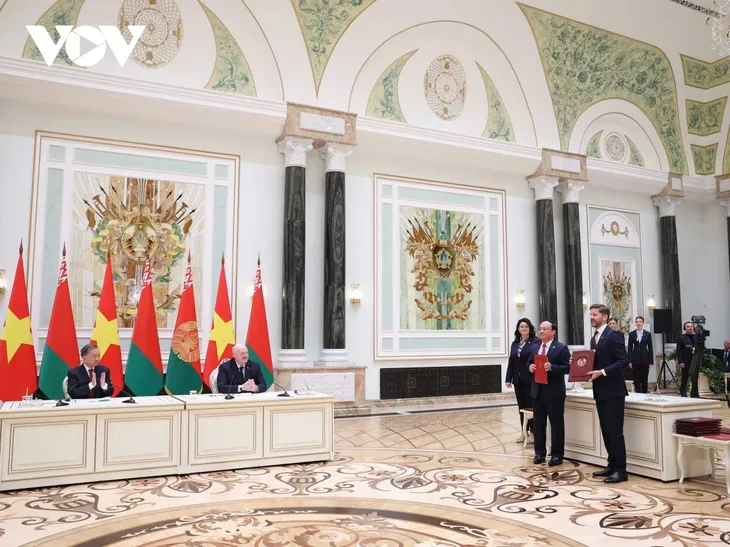 VOV ký kết thỏa thuận hợp tác với Đài Phát thanh Truyền hình Quốc gia Belarus - ảnh 1