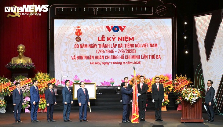  Lễ kỷ niệm 80 năm ngày thành lập VOV và đón nhận Huân chương Hồ Chí Minh lần thứ 3 - ảnh 1