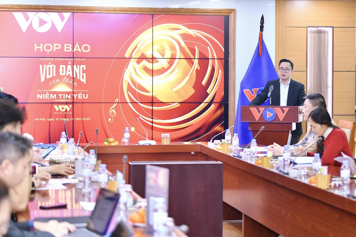 “Với Đảng vẹn toàn niềm tin yêu”: Đêm nghệ thuật đặc biệt của VOV hướng tới Đại hội XIV của Đảng - ảnh 2