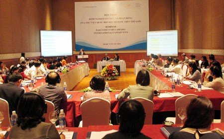 Seminario internacional en Hanoi sobre Biblioteca del Parlamento - ảnh 1