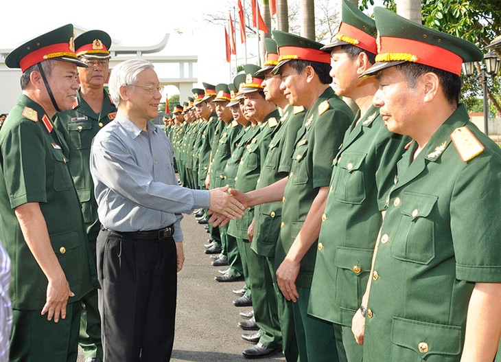 Dirigente partidista en visita de inspección en Binh Phuoc - ảnh 1