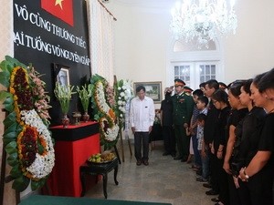 Connacionales en el exterior homenajean al General Giap - ảnh 1