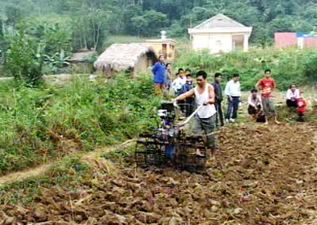 Renovador de utensilios agrarios acorde a región montañosa  - ảnh 3