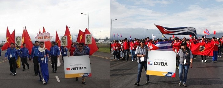 Jóvenes vietnamitas y cubanos estrechan lazos de amistad - ảnh 1