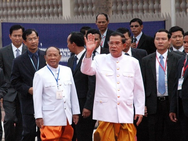 Dirigente camboyano festeja fecha nacional en Vietnam  - ảnh 1